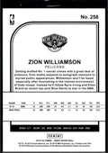 2019-20 Hoops #258 Zion Williamson Neon Green