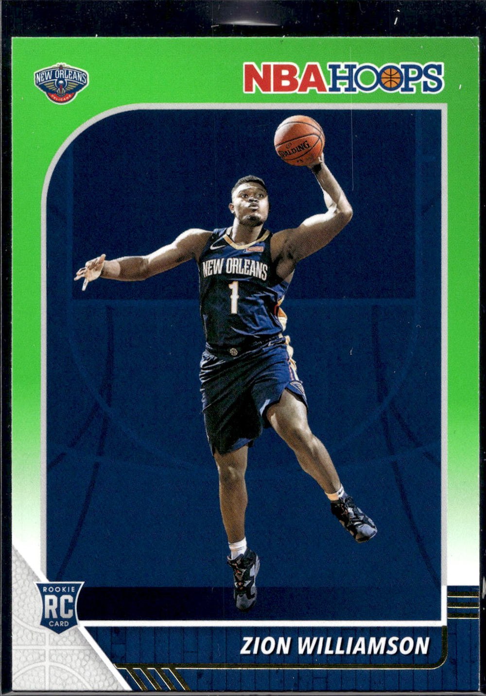 2019-20 Hoops #258 Zion Williamson Neon Green