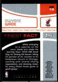 2005-06 Finest #FF19 Dwyane Wade Finest Fact #/1899