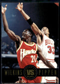 1993-94 SkyBox Premium #SS9 Dominique Wilkins / Scottie Pippen Showdown Series