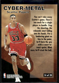1996-97 Metal #14 Scottie Pippen Cyber-Metal