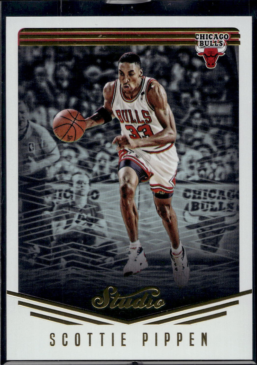 2016-17 Panini Studio #56 Scottie Pippen