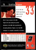 2002-03 Upper Deck Inspirations #70 Scottie Pippen UD Promos