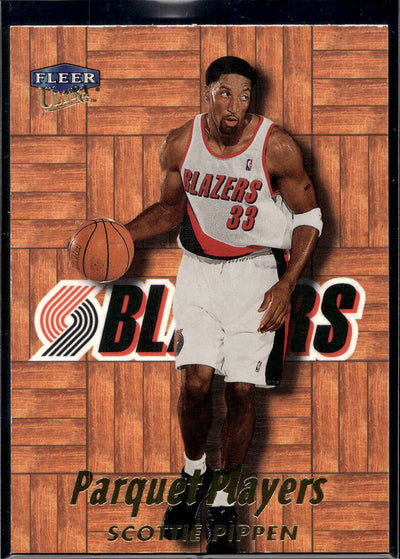 1999-00 Ultra #10 PP Scottie Pippen Parquet Players