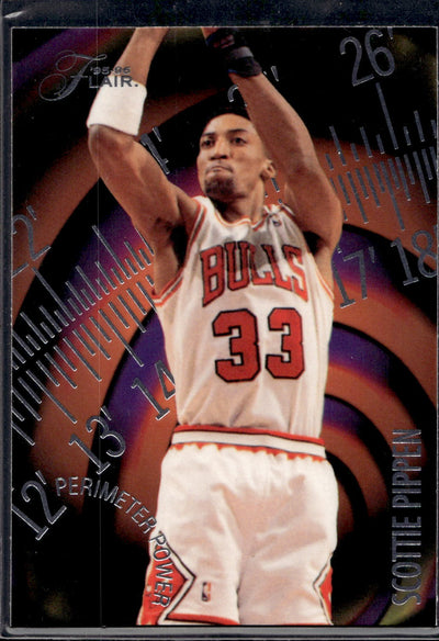 1995-96 Flair #9 Scottie Pippen Perimeter Power