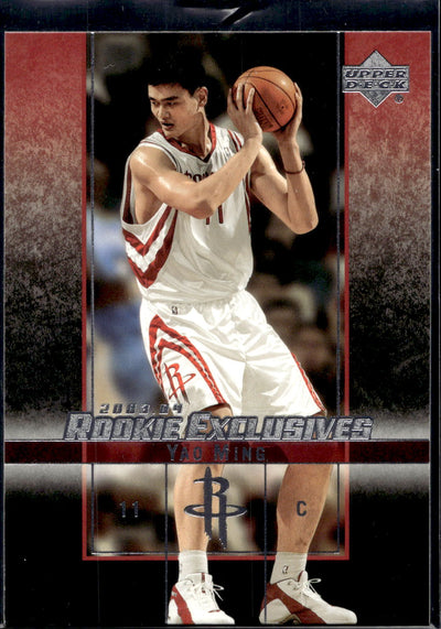 2003-04 Upper Deck Rookie Exclusives #58 Yao Ming
