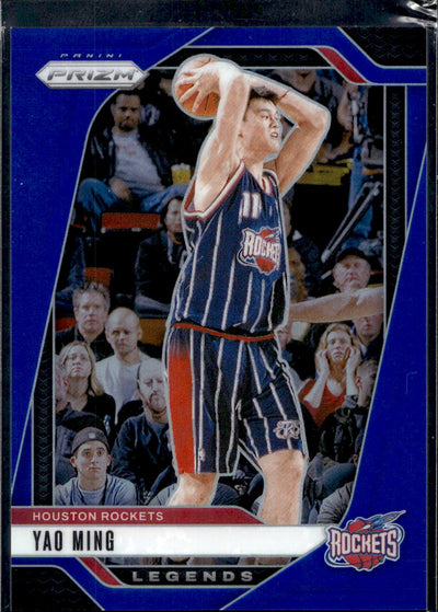 2024-25 Panini Prizm #284 Yao Ming Prizms Blue #/199