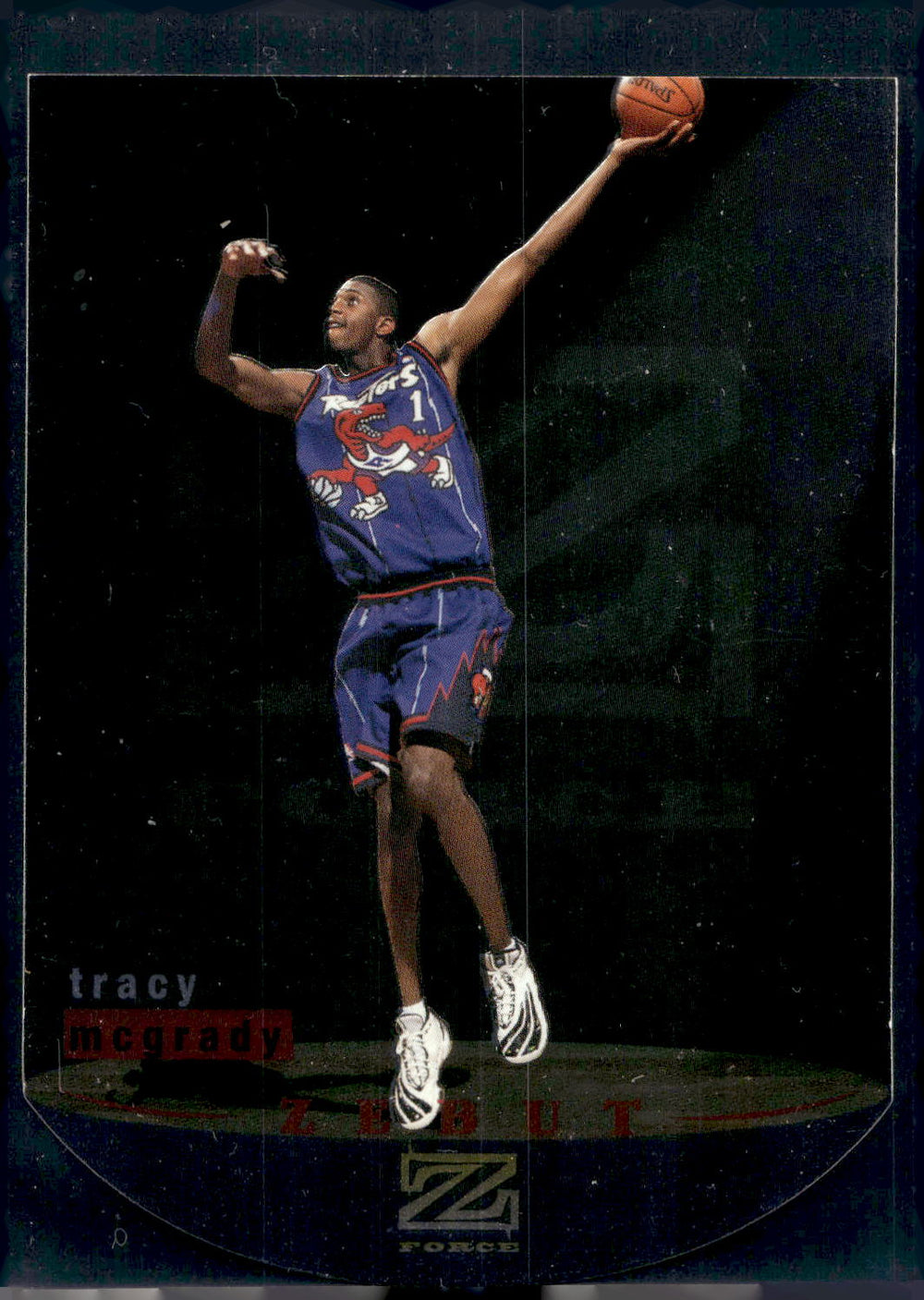 1997-98 SkyBox Z-Force #8 ZB Tracy McGrady Zebut