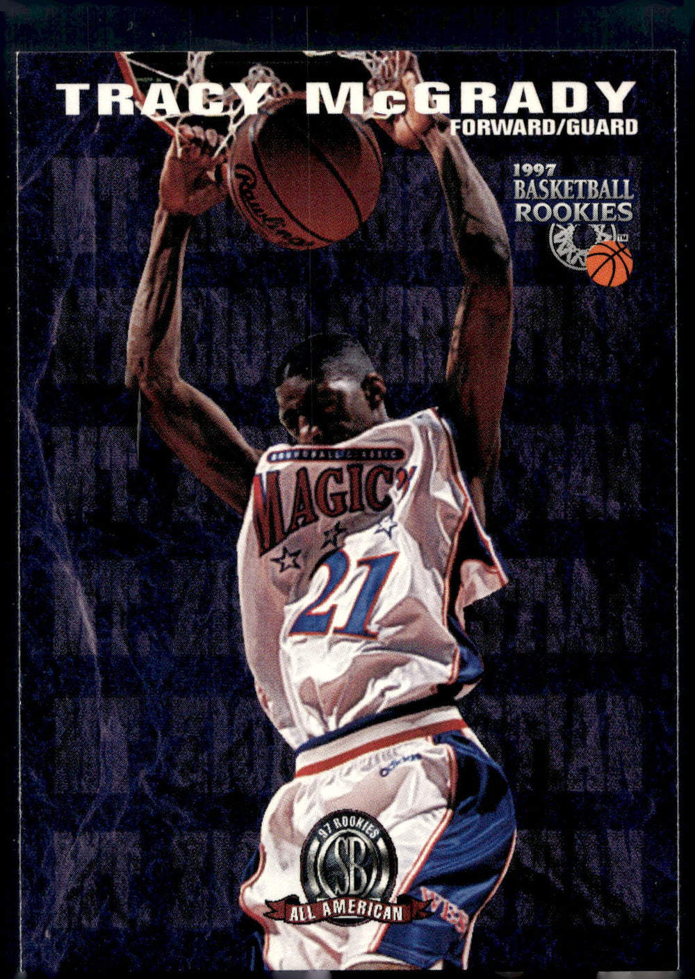 1997 Score Board Rookies #66 Tracy McGrady