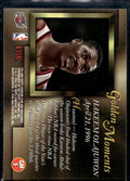 1996-97 Stadium Club #GM5 Hakeem Olajuwon Golden Moments