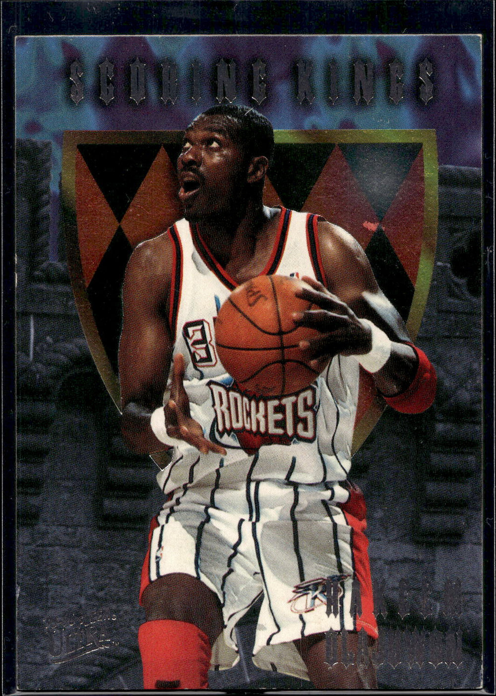 1995-96 Ultra #7 Hakeem Olajuwon Scoring Kings