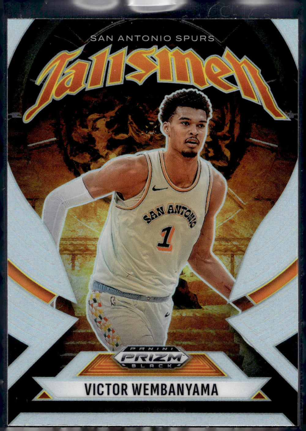 2024-25 Panini Prizm Black #10 Victor Wembanyama Talismen