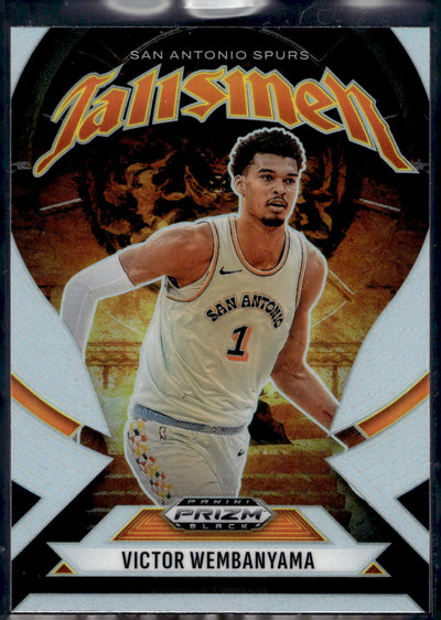 2024-25 Panini Prizm Black #10 Victor Wembanyama Talismen