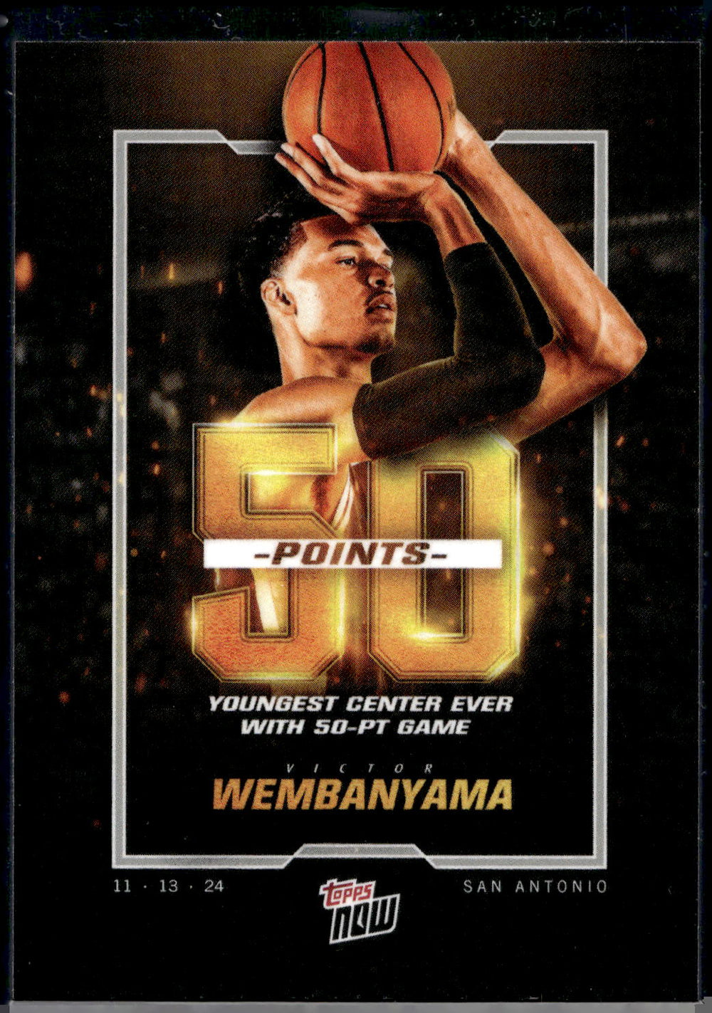 2024-25 Topps Now #7 Victor Wembanyama