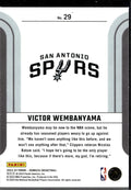 2023-24 Donruss #29 Victor Wembanyama Franchise Features