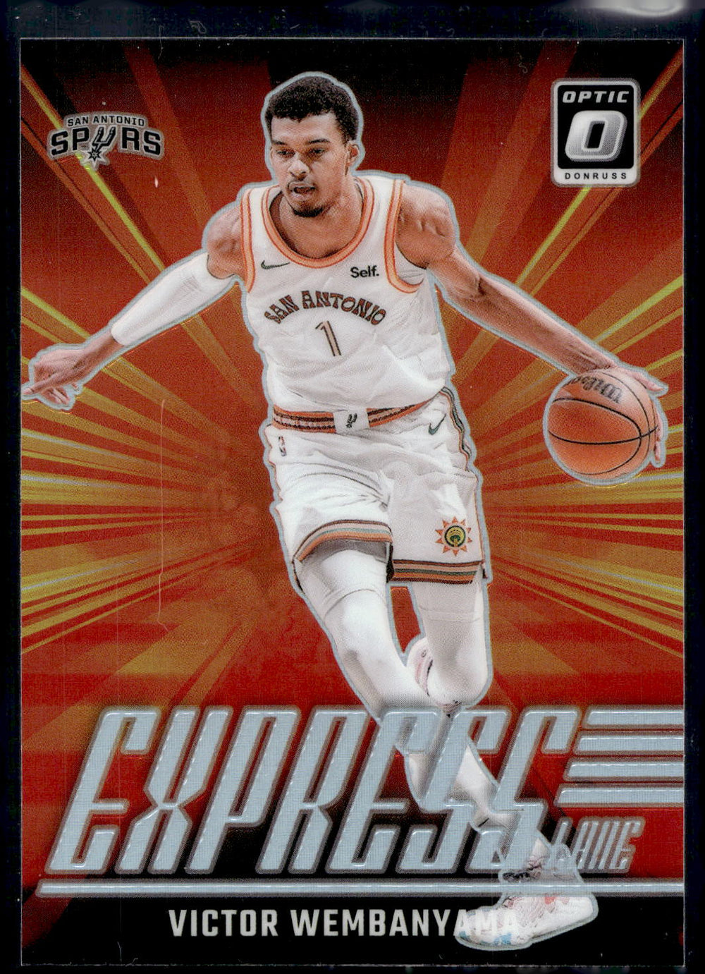 2024-25 Donruss Optic #19 Victor Wembanyama Express Lane