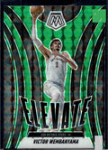 2024-25 Panini Mosaic #11 Victor Wembanyama Elevate Mosaic Green