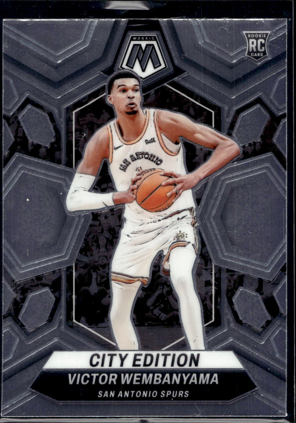 2023-24 Panini Mosaic #282 Victor Wembanyama City Edition