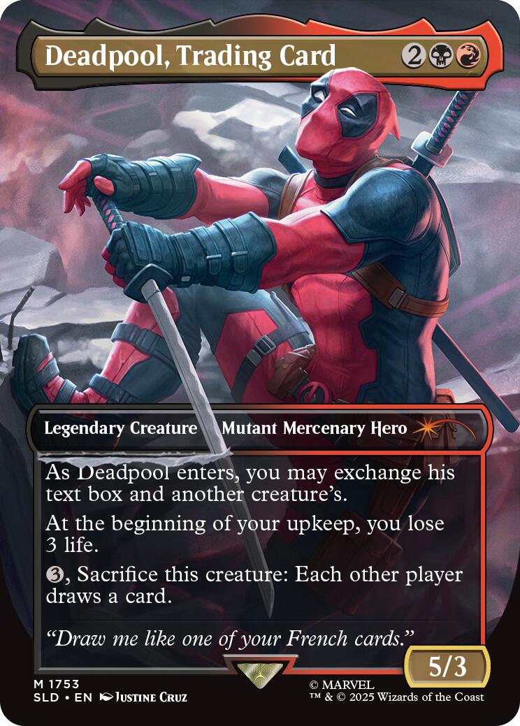 Deadpool, Trading Card (1753) - 1753 - (Secret Lair Drop Series)