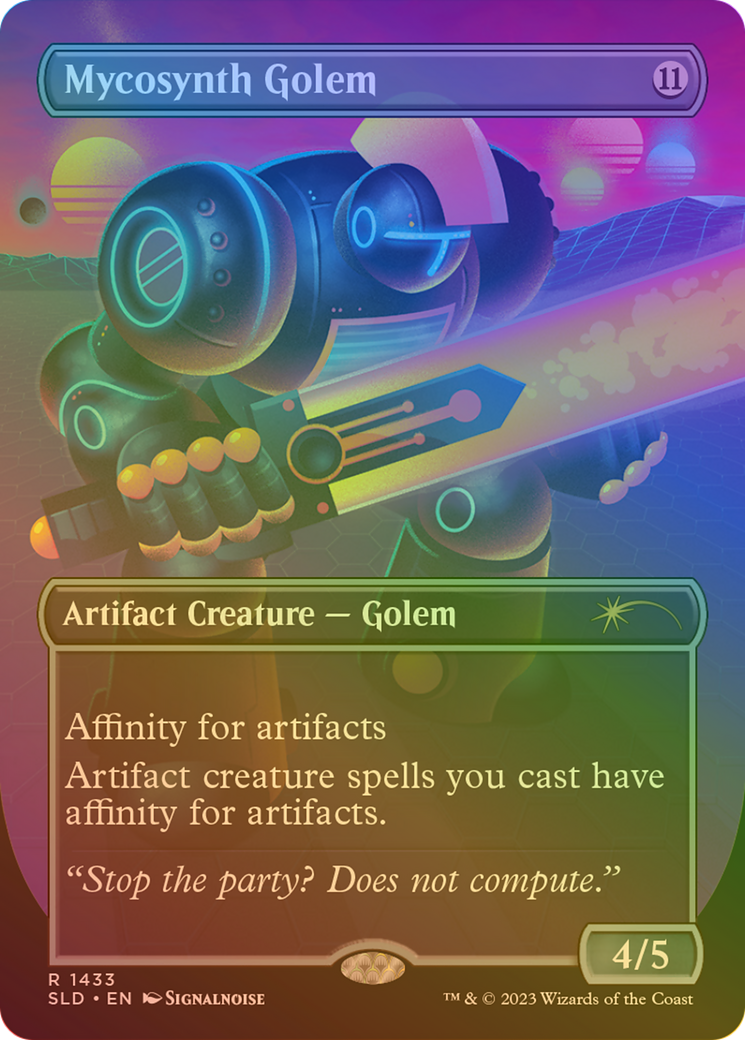 Mycosynth Golem (SLD-1433â˜…) - Secret Lair Drop (Borderless) Foil