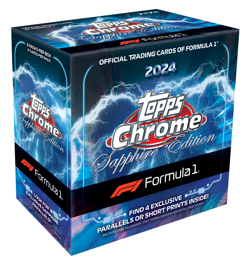 2024 Topps Chrome Formula 1 Racing Sapphire Edition 10 Box Case