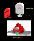 TTC Flame Red 45g Linear Plate Mount Switch