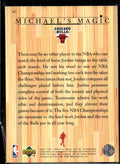 1997-98 Collector's Choice #MM2 Michael Jordan Michael's Magic 3x5