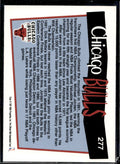 1991-92 Hoops #277 Chicago Bulls