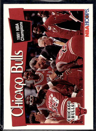 1991-92 Hoops #277 Chicago Bulls