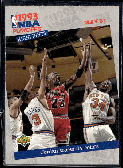 1993-94 Upper Deck #193 Jordan Scores 54 Points