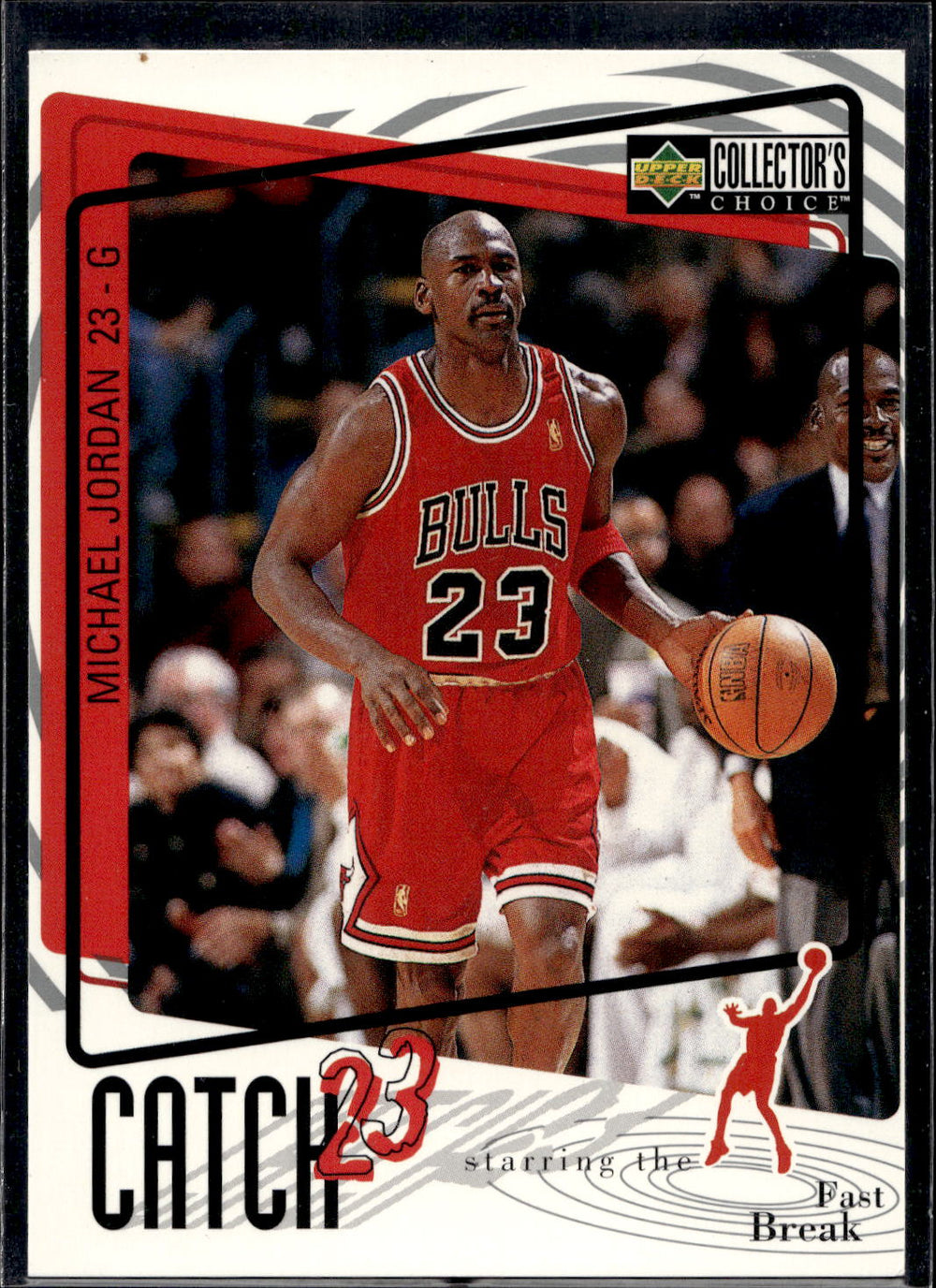 1997-98 Collector's Choice #C1 Michael Jordan Catch 23 3x5