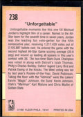 1991-92 Fleer #238 1991 All-Star Game