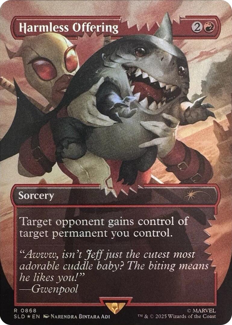 Harmless Offering (Rainbow Foil) - 868 - (Secret Lair Drop Series)