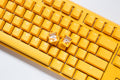 Ducky Yellow One 3 Hotswap RGB Double Shot PBT QUACK Mechanical Keyboard