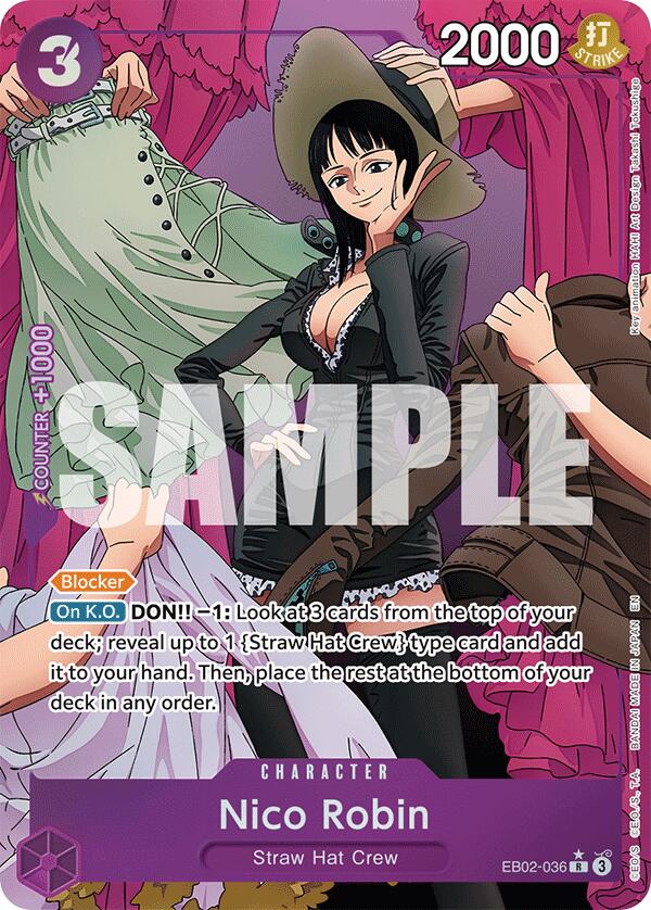 Nico Robin (Alternate Art) - EB02-036 - (Extra Booster: Anime 25th Collection)