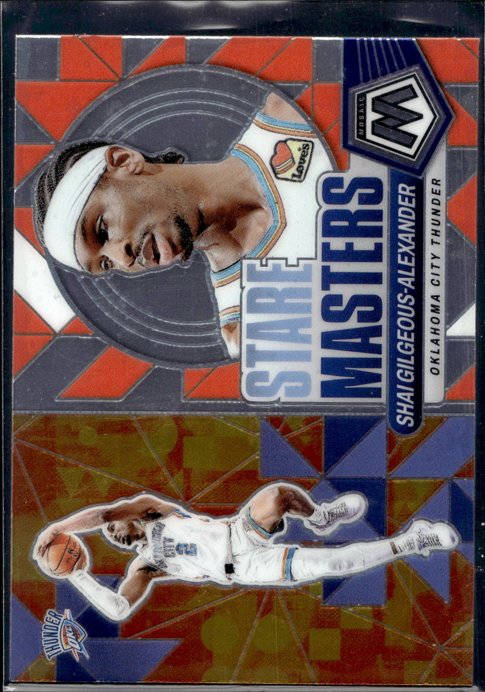 2023-24 Panini Mosaic #4 Shai Gilgeous-Alexander Stare Masters