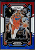 2023-24 Panini Prizm #85 Shai Gilgeous-Alexander Prizms Red White and Blue