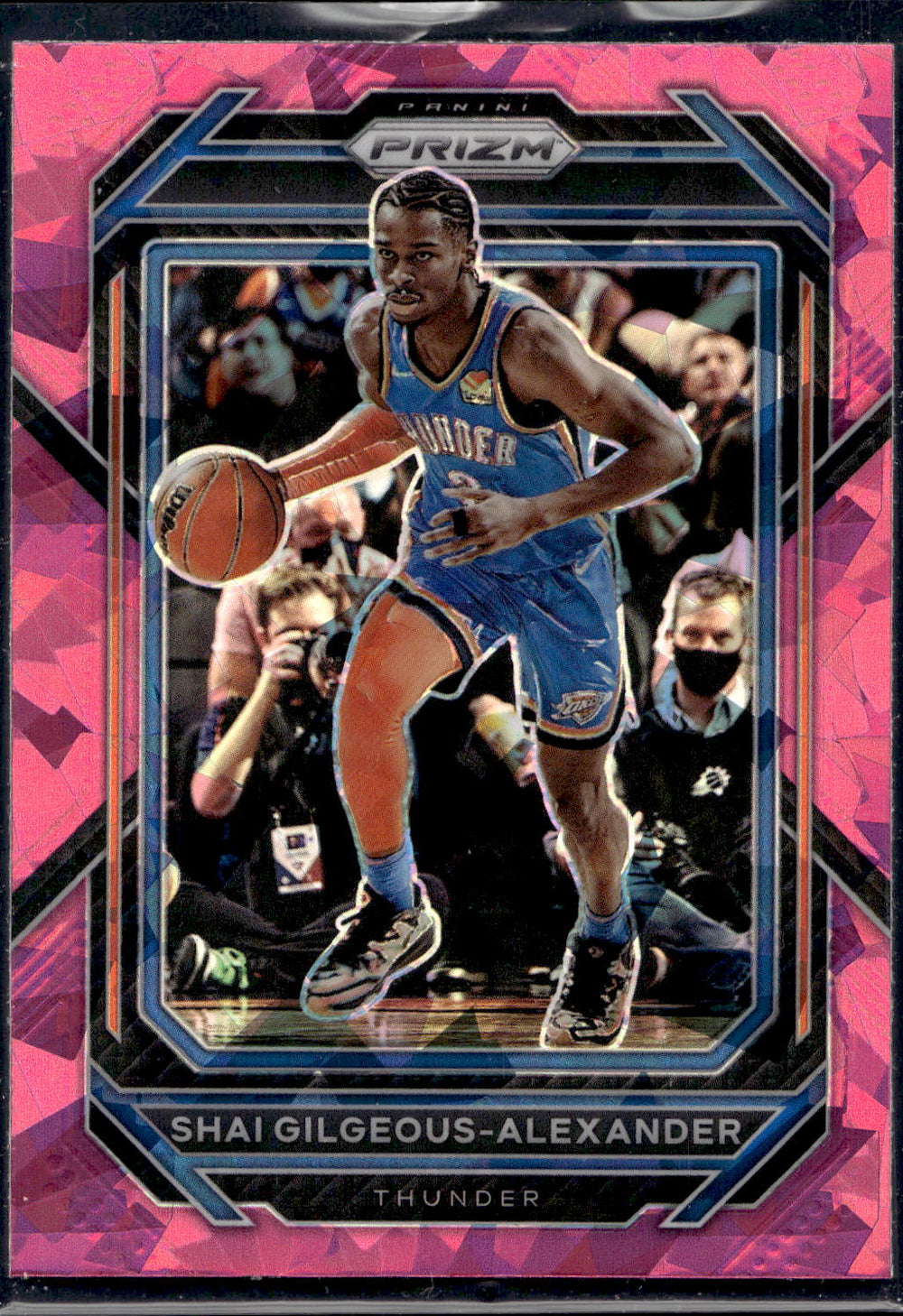 2022-23 Panini Prizm #64 Shai Gilgeous-Alexander Prizms Pink Ice