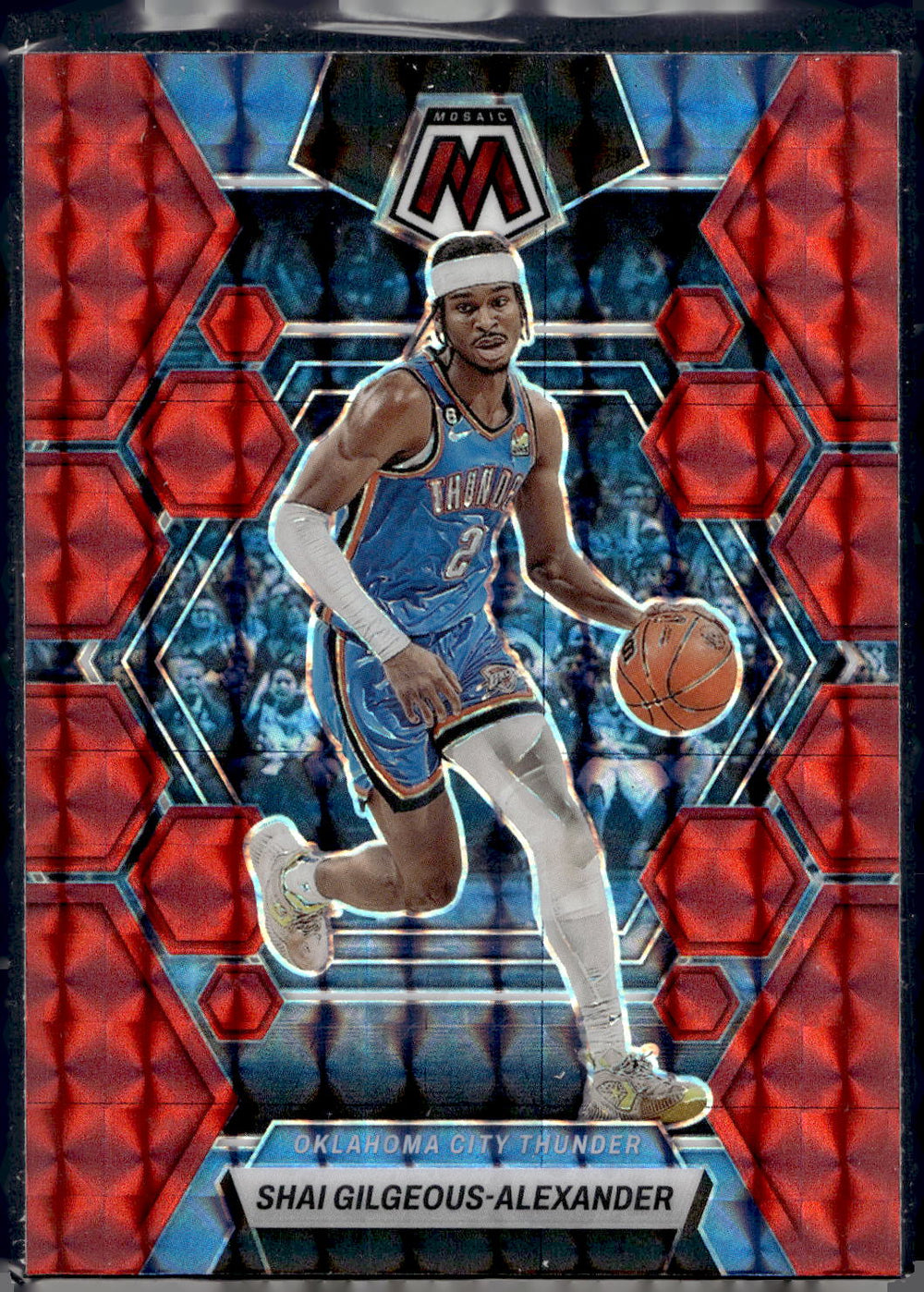 2022-23 Panini Mosaic #4 Shai Gilgeous-Alexander Red