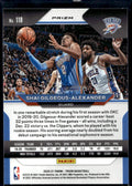 2020-21 Panini Prizm #118 Shai Gilgeous-Alexander Green Prizms