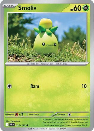 Smoliv 21 Sv10 Destined Rivals Reverse Holofoil