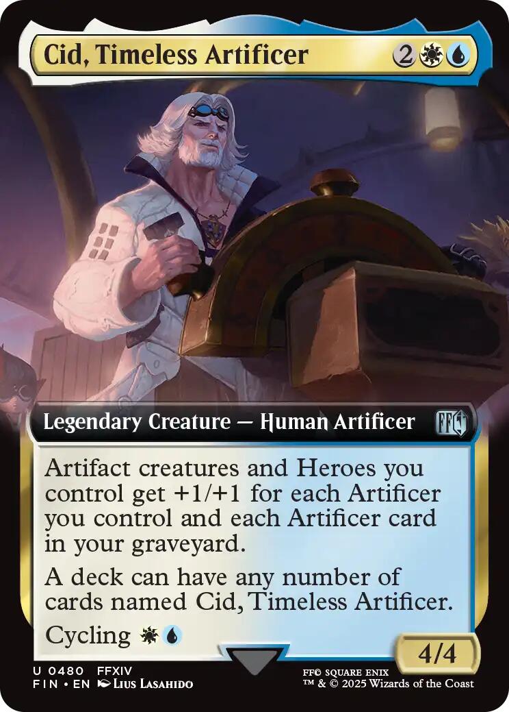 Cid, Timeless Artificer (Extended Art) - 480 - (FINAL FANTASY)