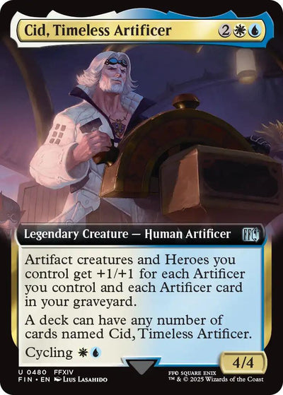 Cid, Timeless Artificer (Extended Art) - 480 - (FINAL FANTASY)