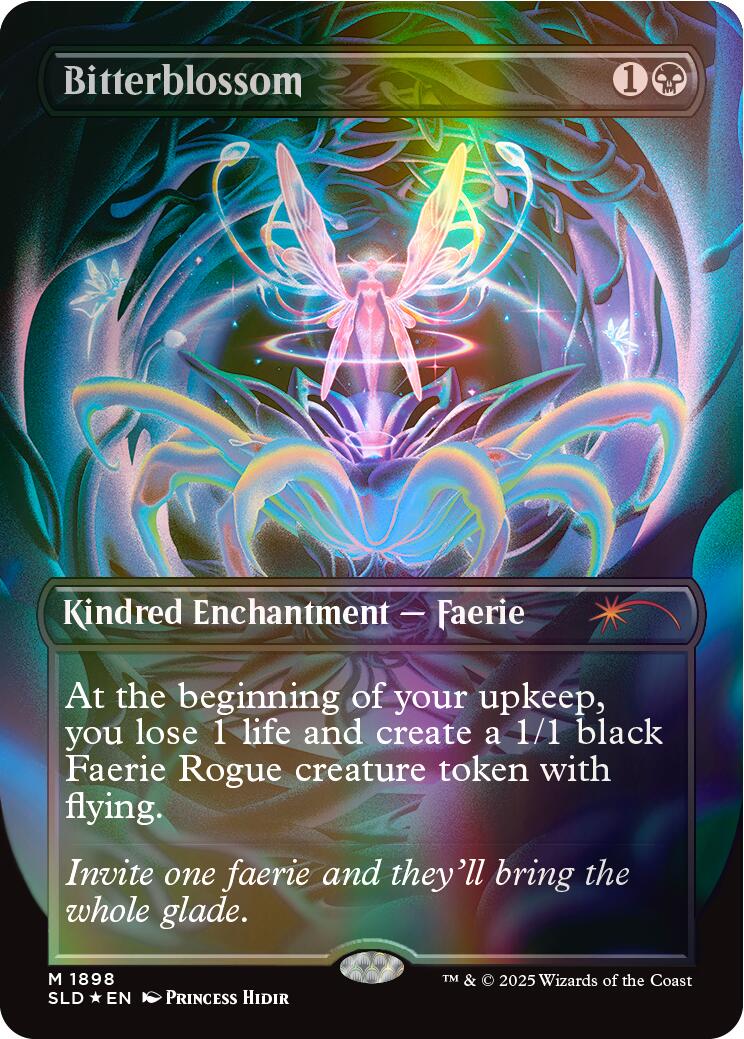 Bitterblossom (Double Rainbow Foil) - 1898 - (Secret Lair Drop Series)