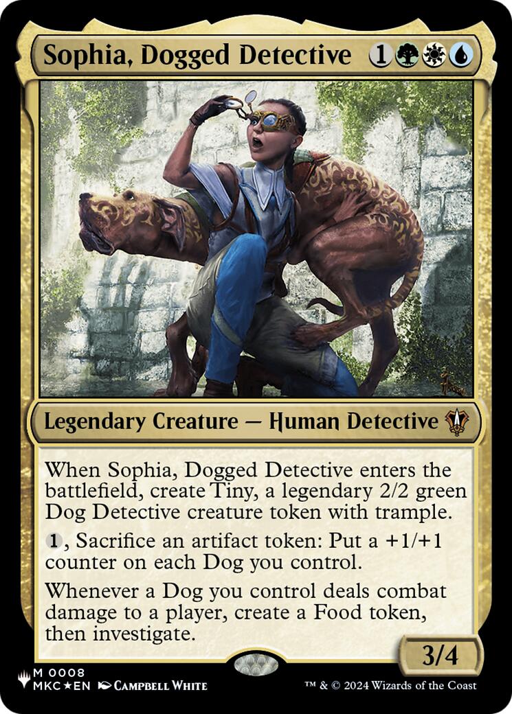 Sophia, Dogged Detective - 8 - (The List Reprints)