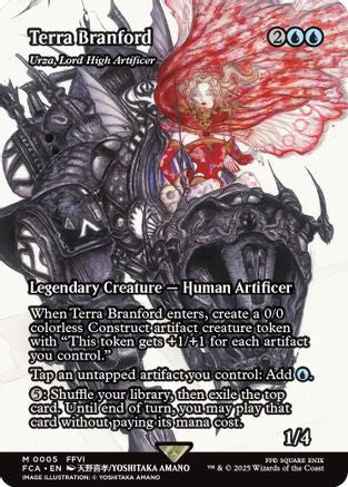 Terra Branford - Urza, Lord High Artificer (Showcase) (FCA-005) - FINAL FANTASY: Through the Ages