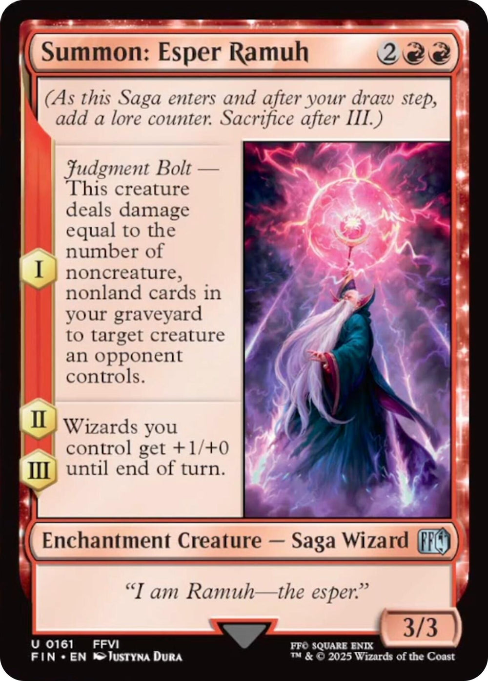 Summon: Esper Ramuh - 161 - (FINAL FANTASY)