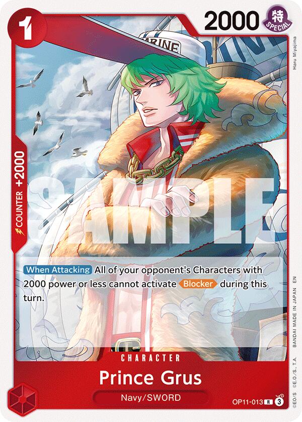 Prince Grus - OP11-013 - (A Fist of Divine Speed)