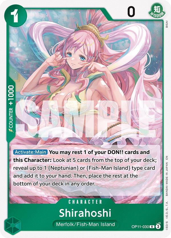 Shirahoshi (030) - OP11-030 - (A Fist of Divine Speed)
