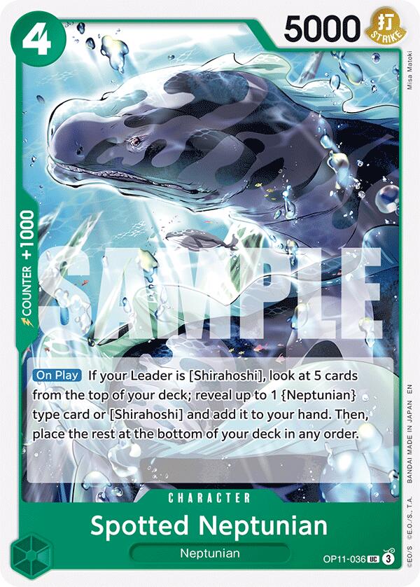 Spotted Neptunian - OP11-036 - (A Fist of Divine Speed)